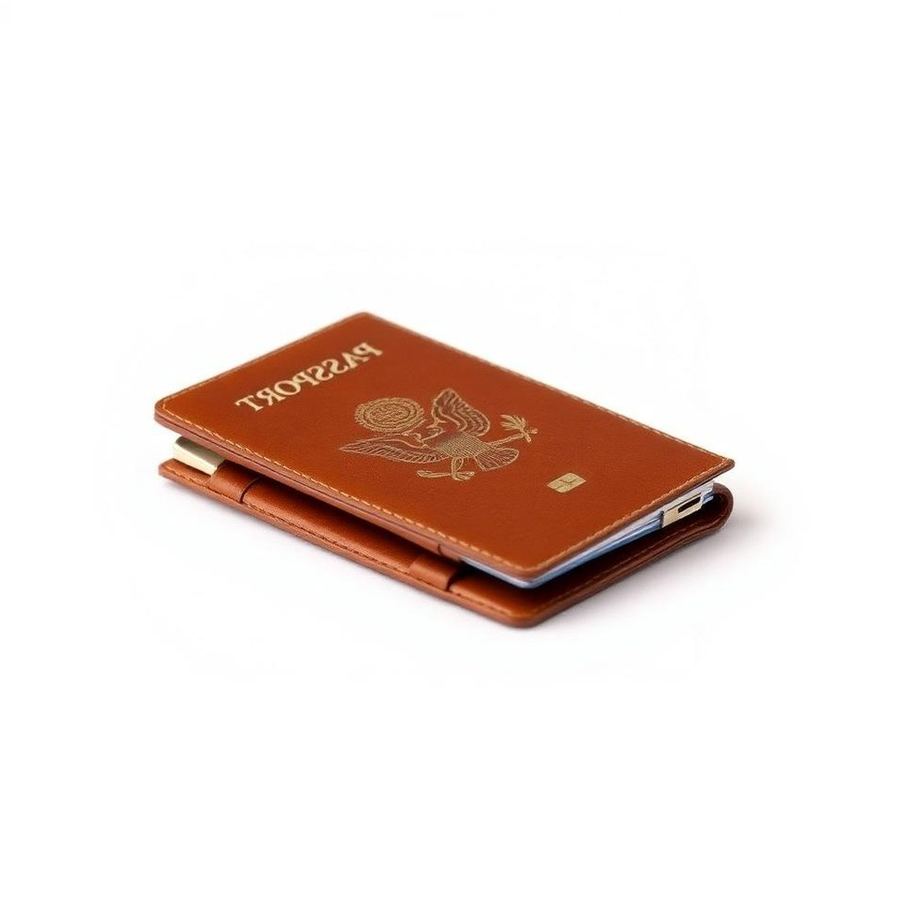 Travel Passport Case — Side view