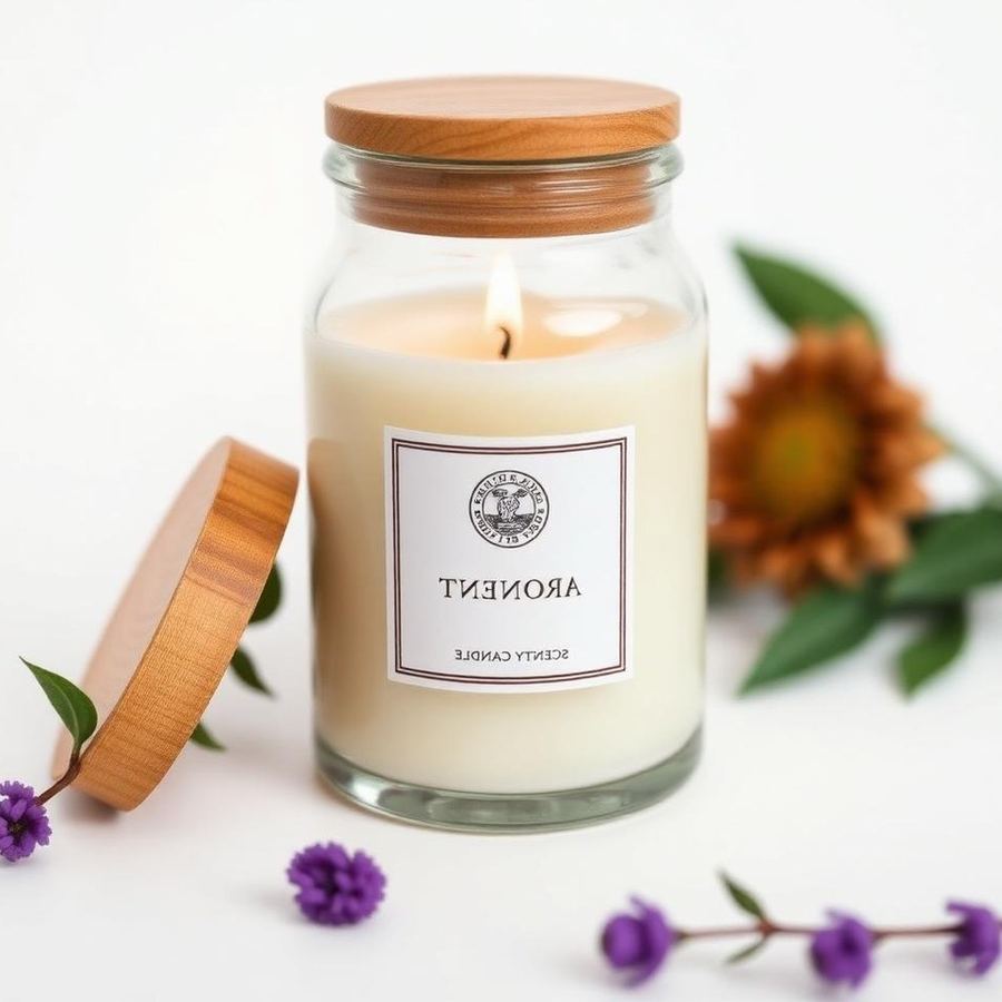 Aromatic Candle — Side view