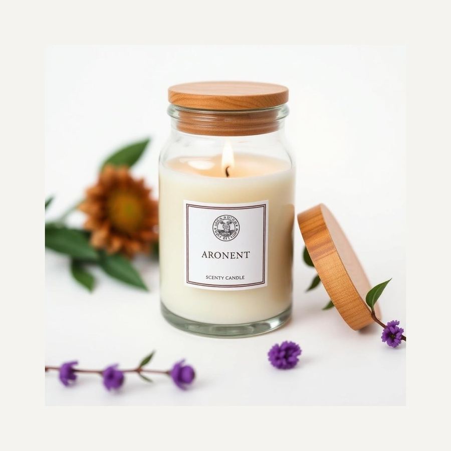 Aromatic Candle — In packaging
