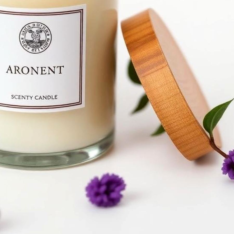 Aromatic Candle — Macro detail