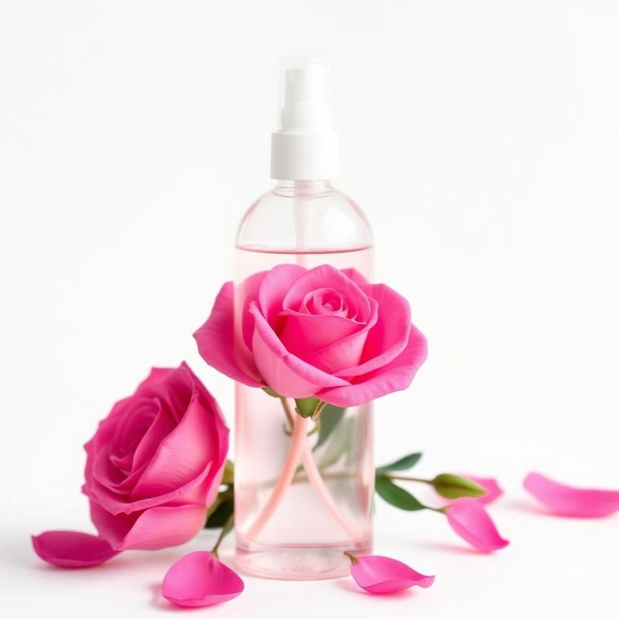 Rose Body Mist — Side view