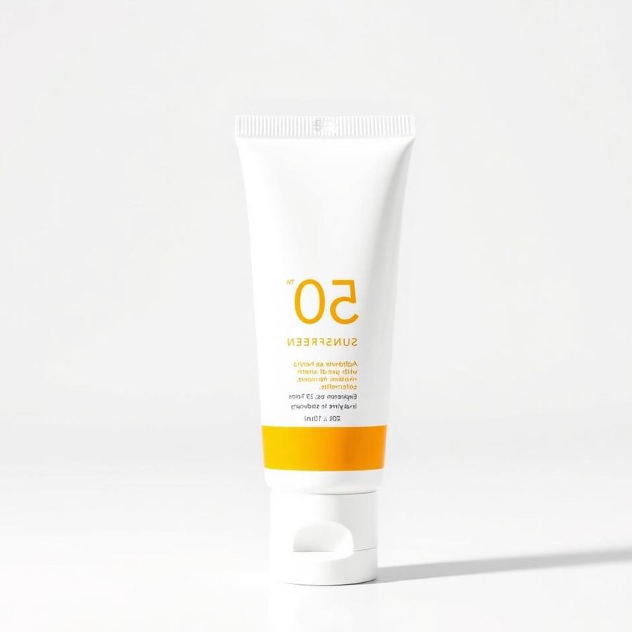 Sunscreen SPF 50 — Side view