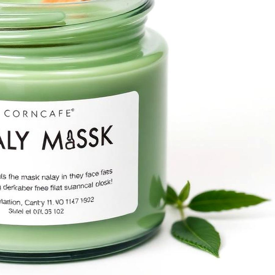 Clay Face Mask — Macro detail