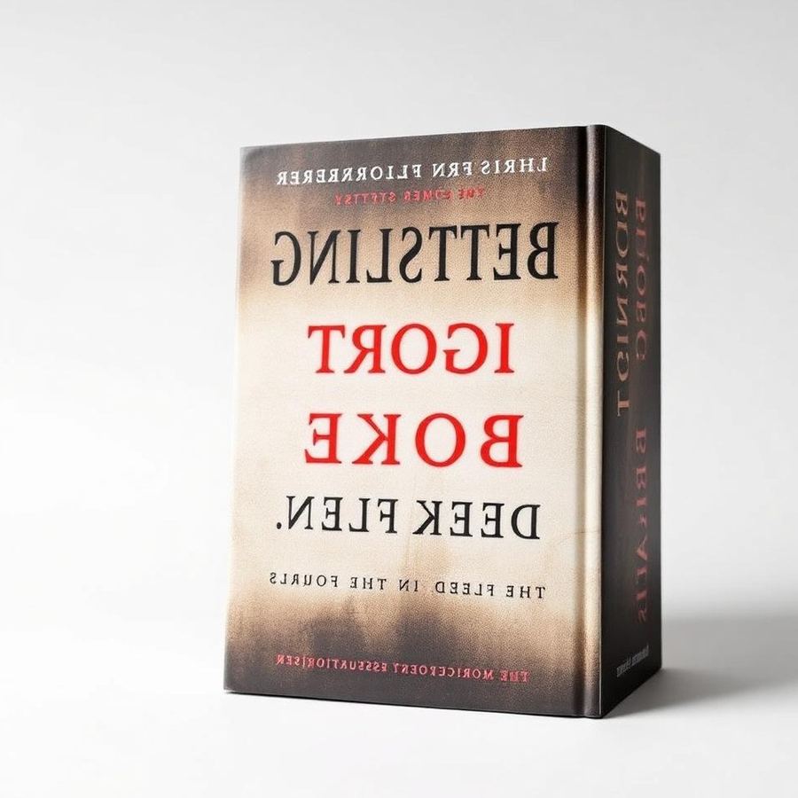 Bestselling Fiction Novel — Side view