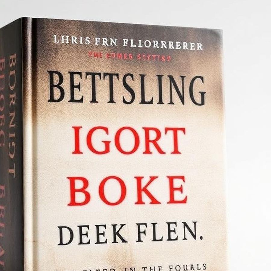 Bestselling Fiction Novel — Close-up detail