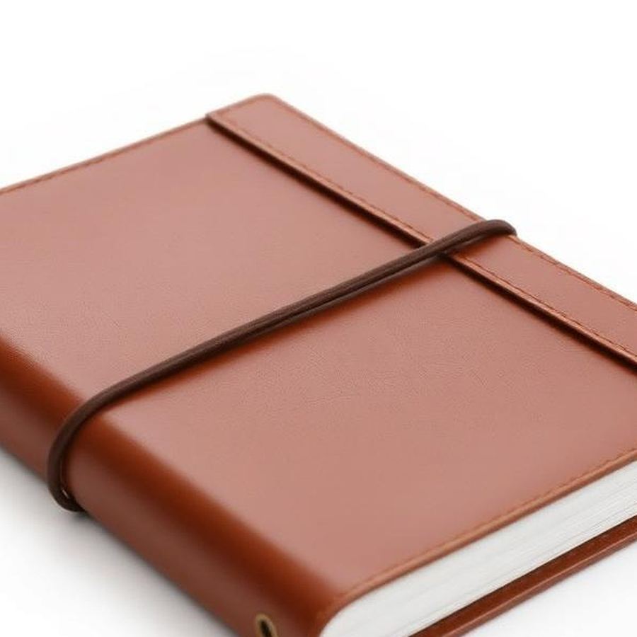 Leather Journal — Close-up detail