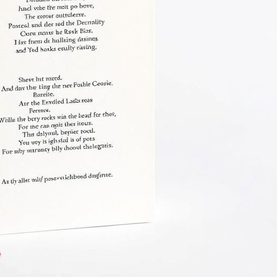 Poetry Collection — Macro detail