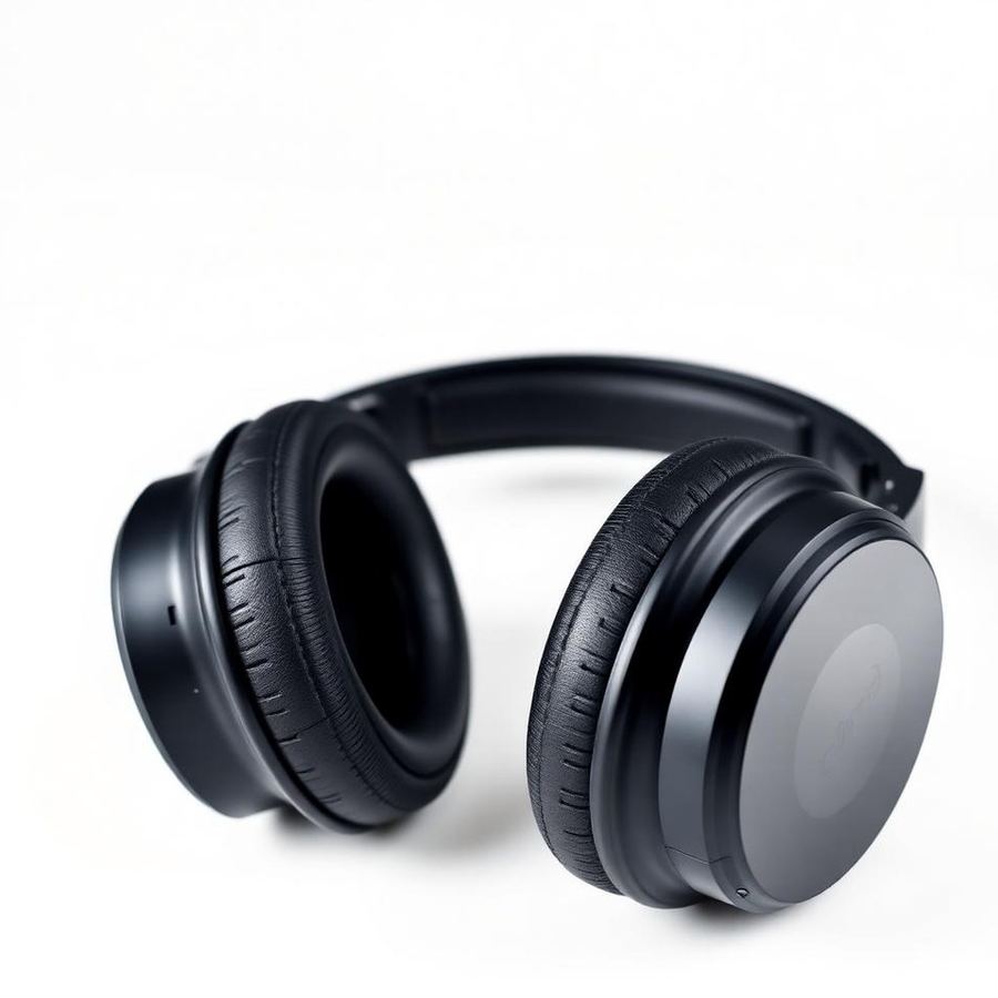 Wireless Headphones — Side view