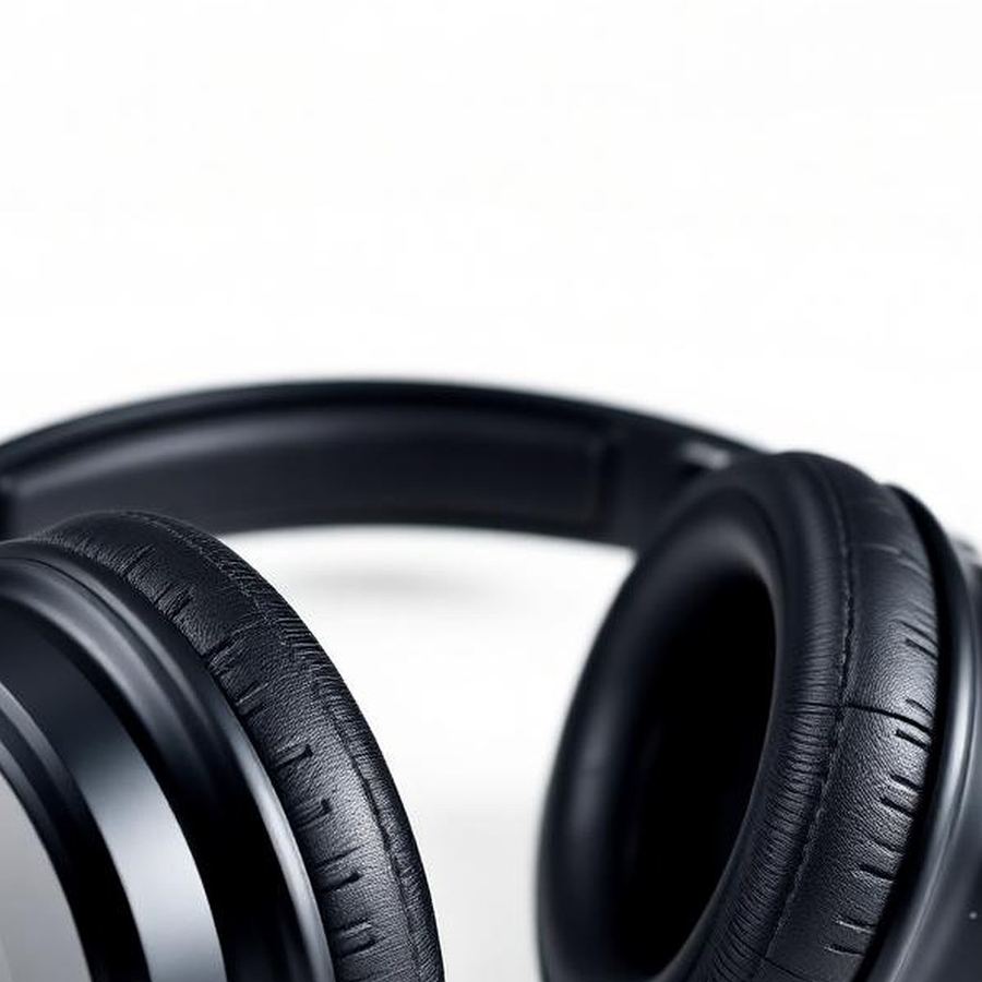 Wireless Headphones — Close-up detail