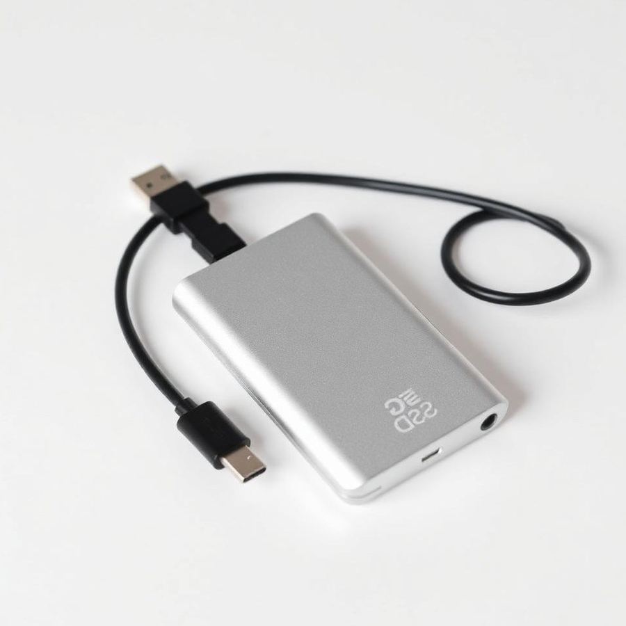 Portable SSD — Side view