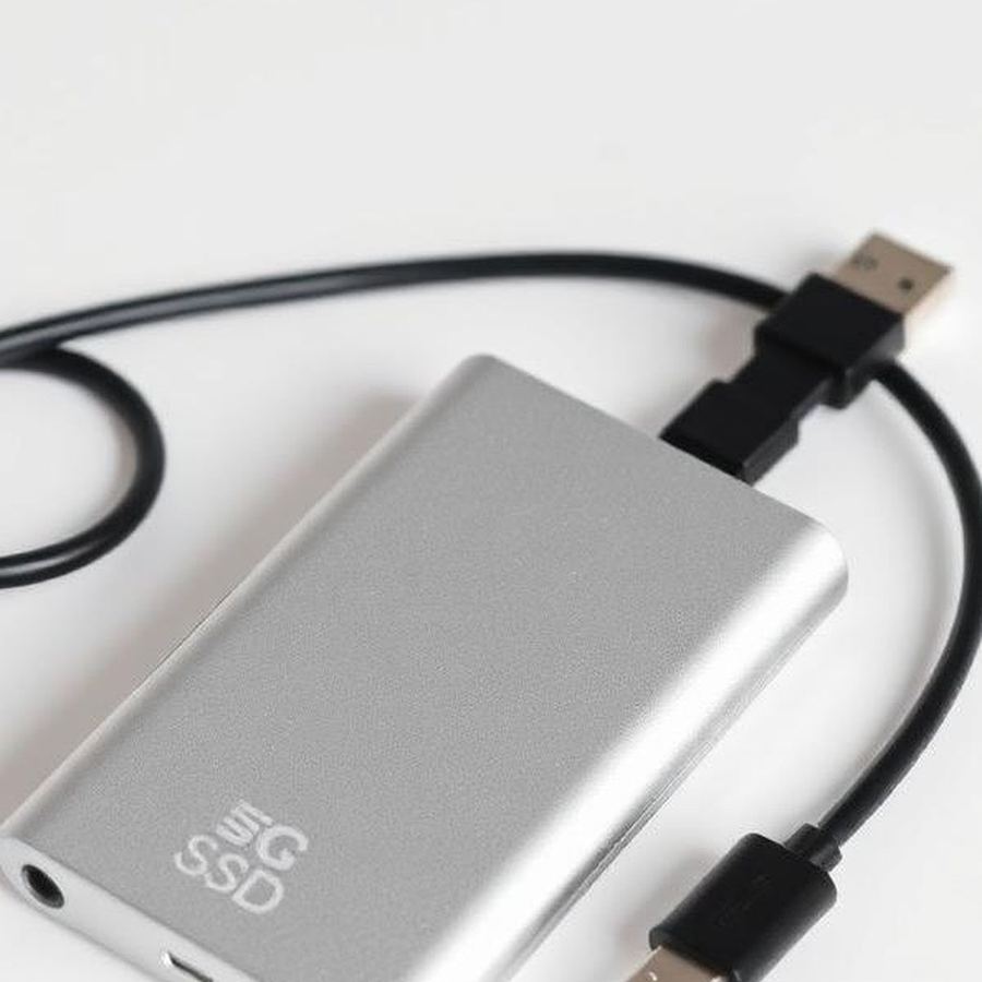 Portable SSD — Close-up detail