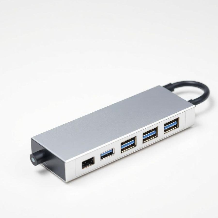 USB-C Hub — Side view