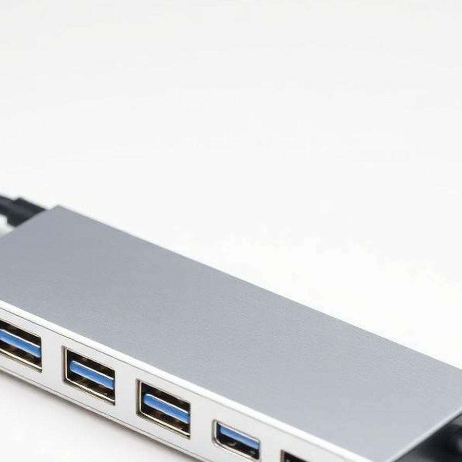 USB-C Hub — Close-up detail