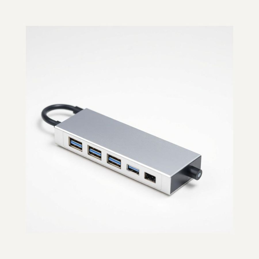 USB-C Hub — In packaging