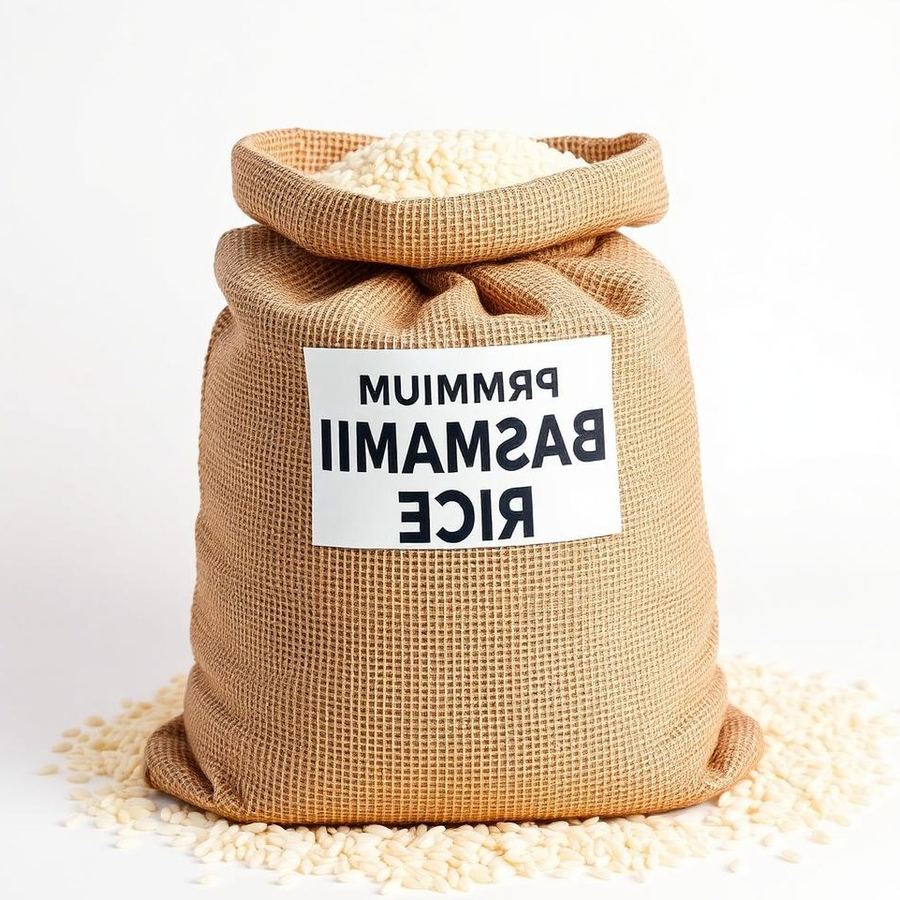 Premium Basmati Rice — Side view