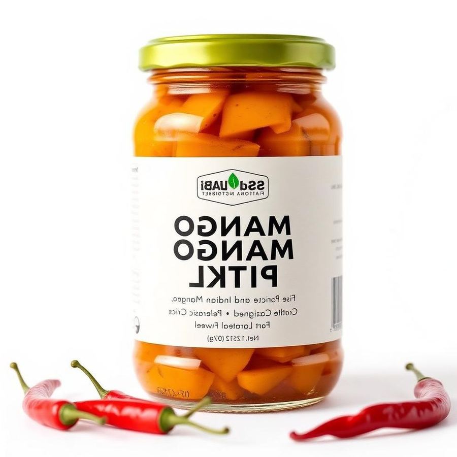 Handmade Pickles — Side view