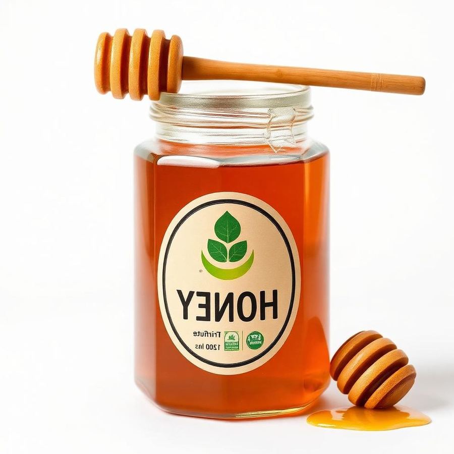Organic Honey — Side view