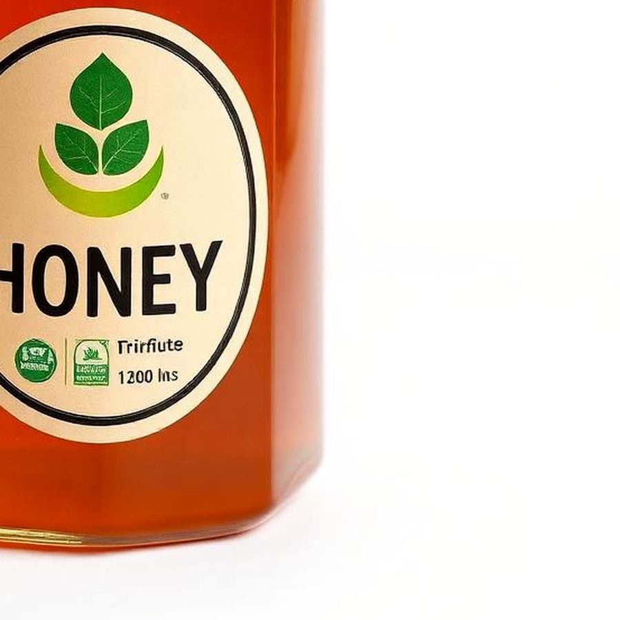Organic Honey — Macro detail