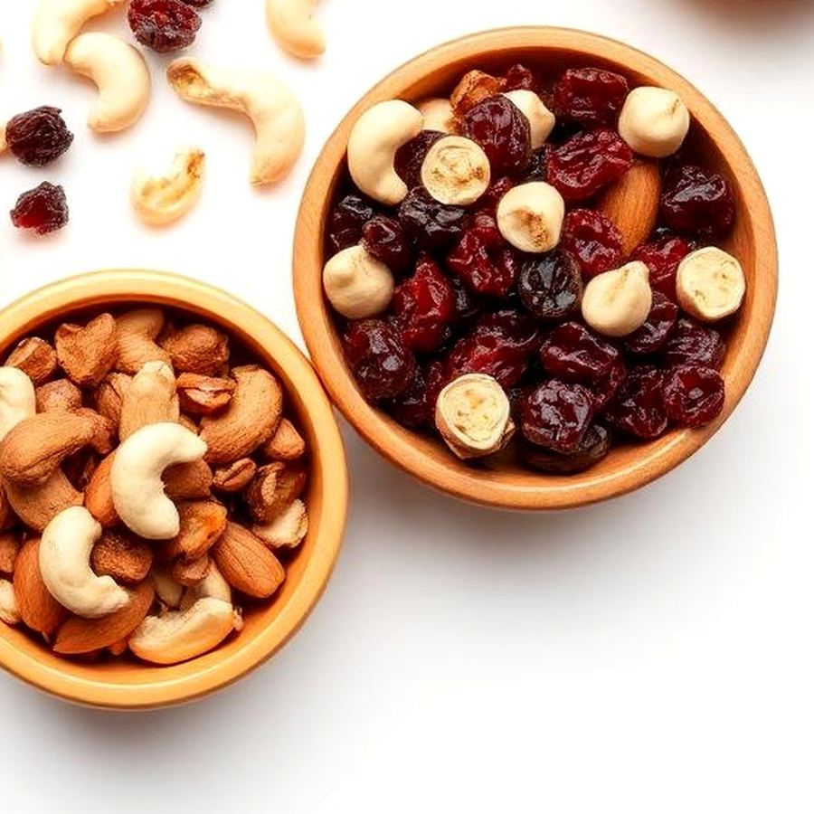 Assorted Dry Fruits — Macro detail