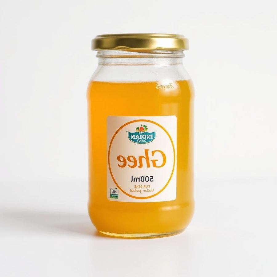 Ghee 500ml — Side view