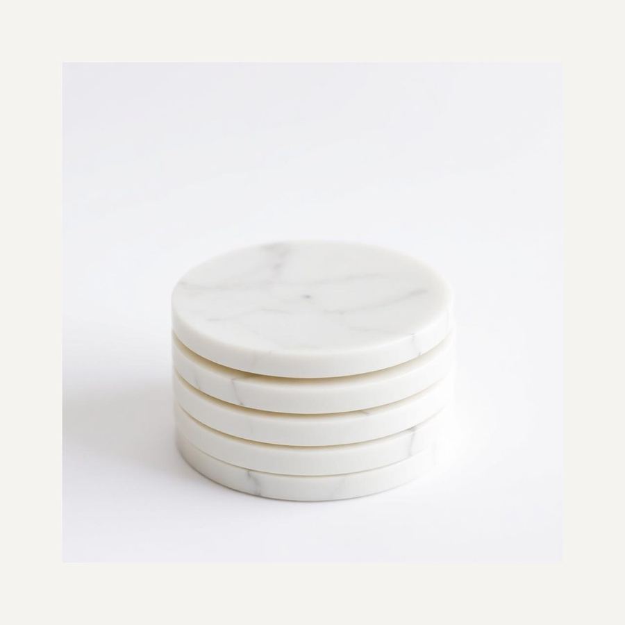 Marble Coasters — In packaging