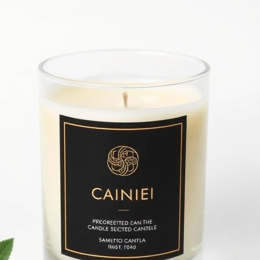 Scented Candle — Close-up detail