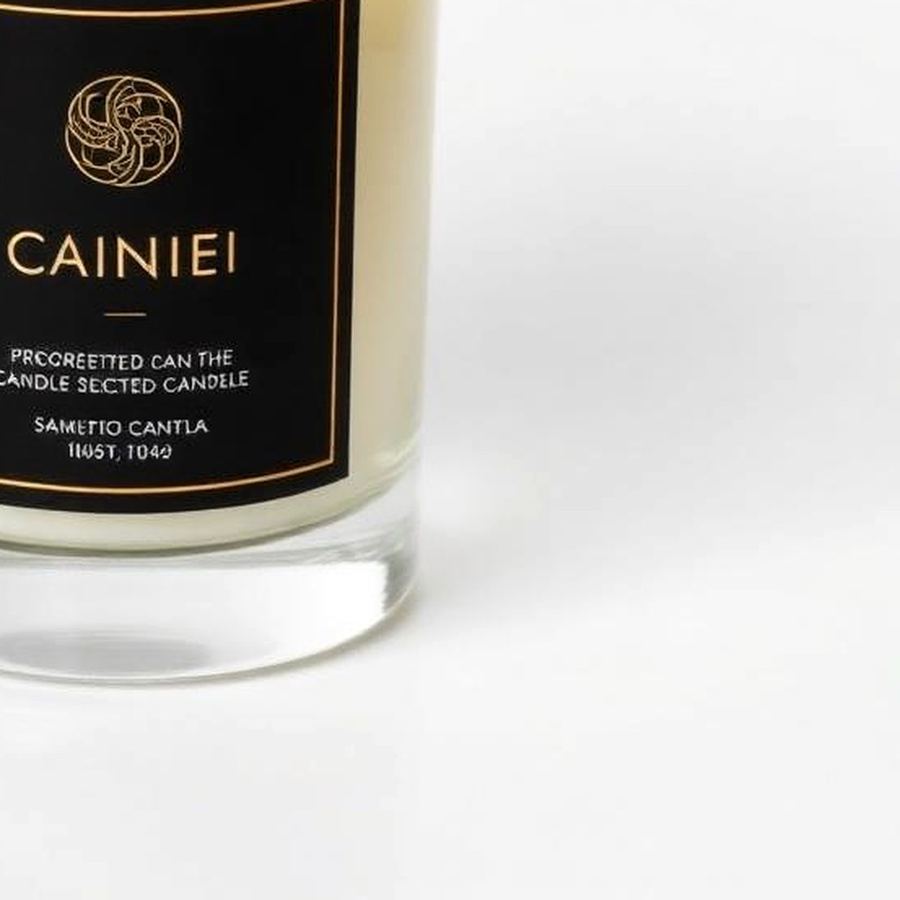Scented Candle — Macro detail