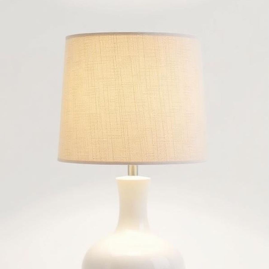 Ceramic Table Lamp — Close-up detail