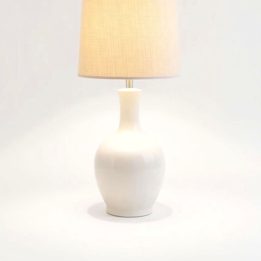 Ceramic Table Lamp — Lifestyle