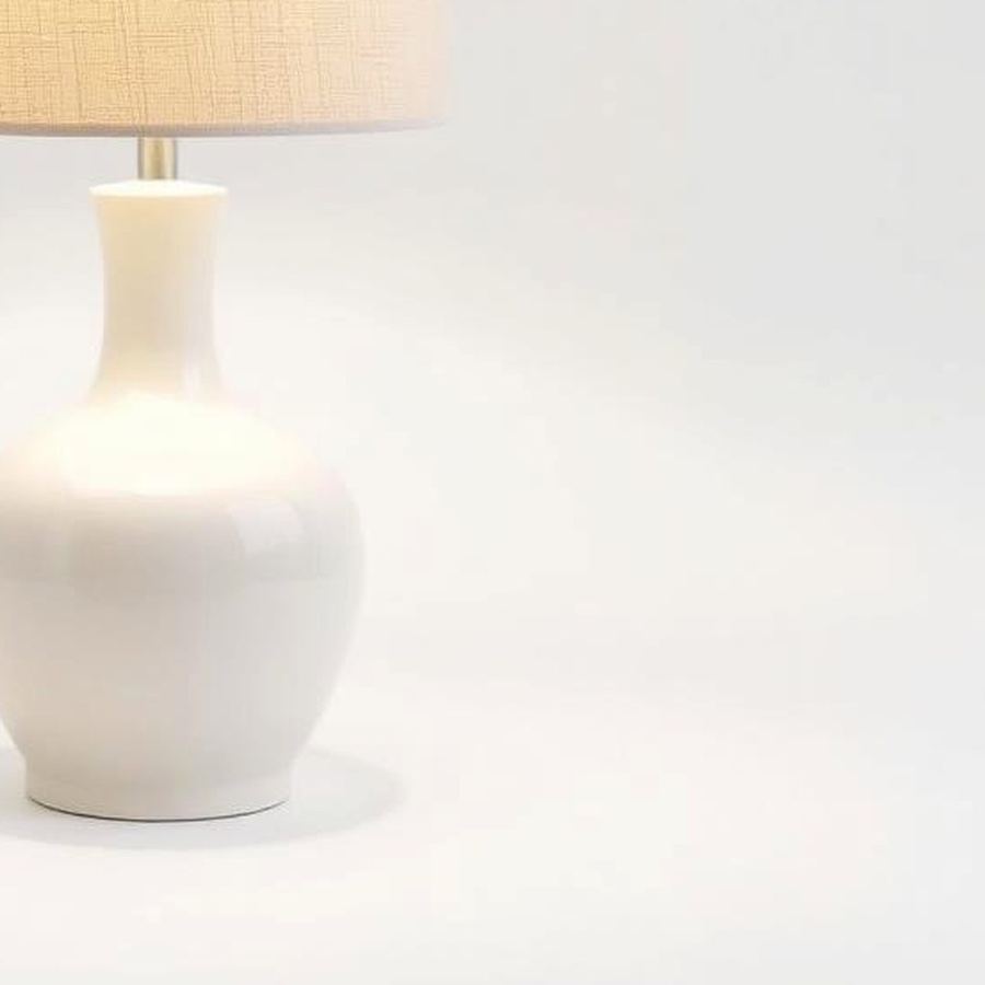 Ceramic Table Lamp — Macro detail
