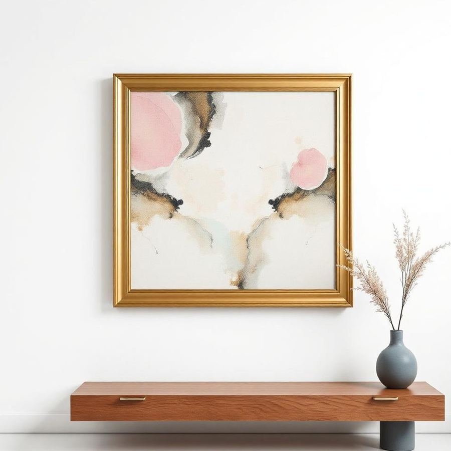 Framed Wall Art — Side view