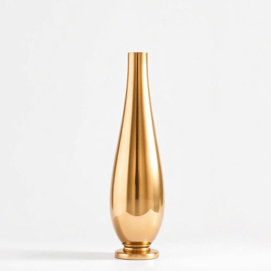 Brass Vase — Side view