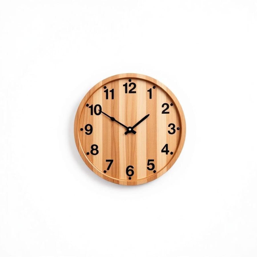 Wooden Wall Clock