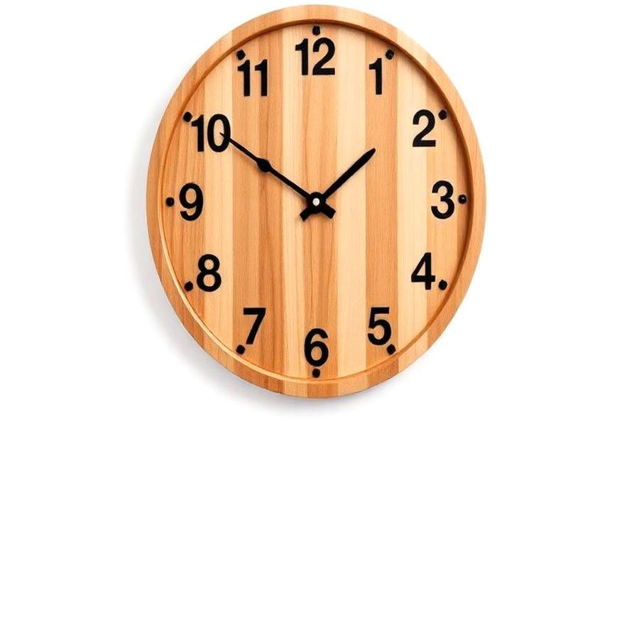 Wooden Wall Clock — Lifestyle