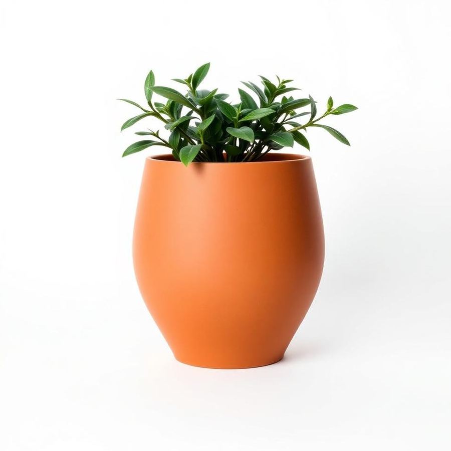 Terracotta Planter — Side view