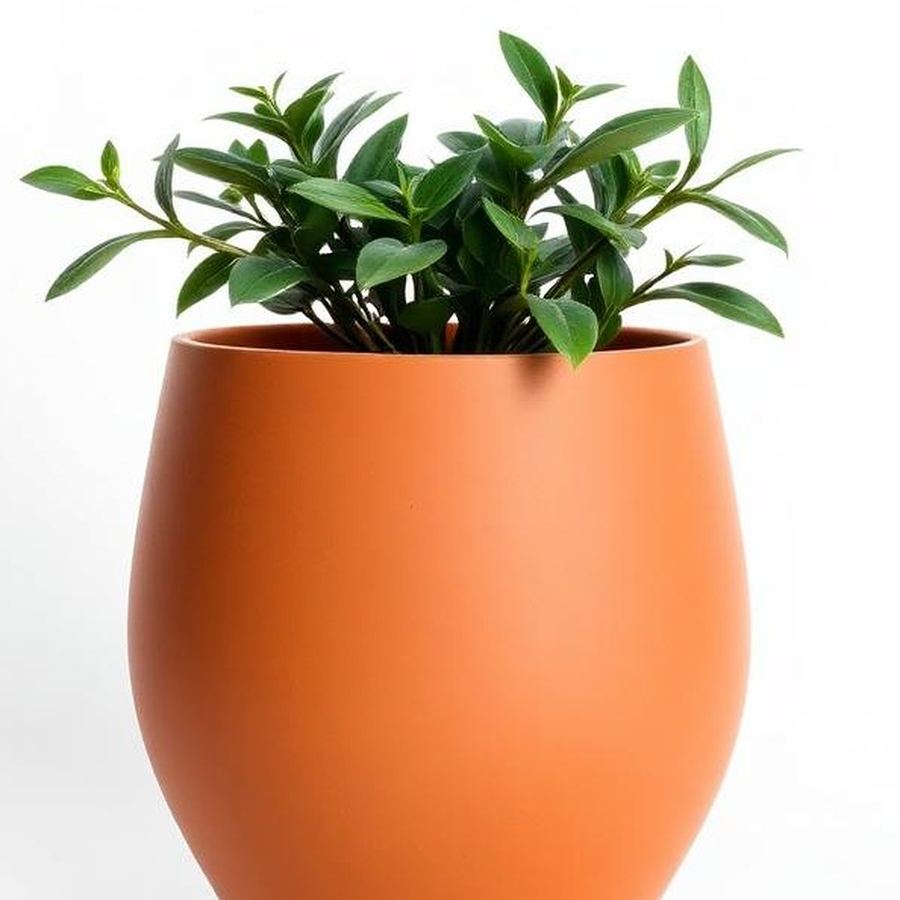 Terracotta Planter — Close-up detail