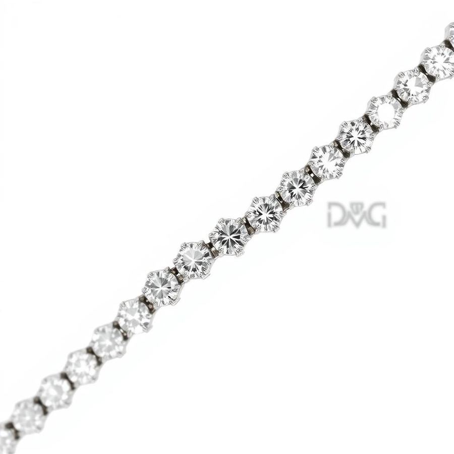 Diamond Tennis Bracelet — Front view