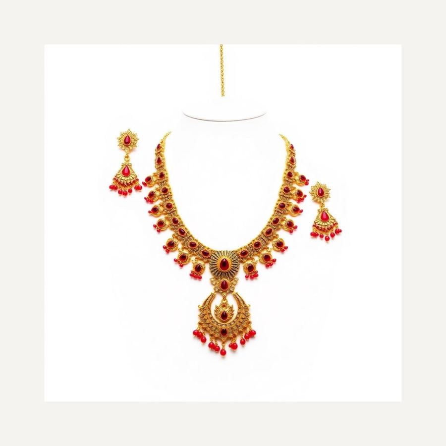 Bridal Jewellery Set — In packaging