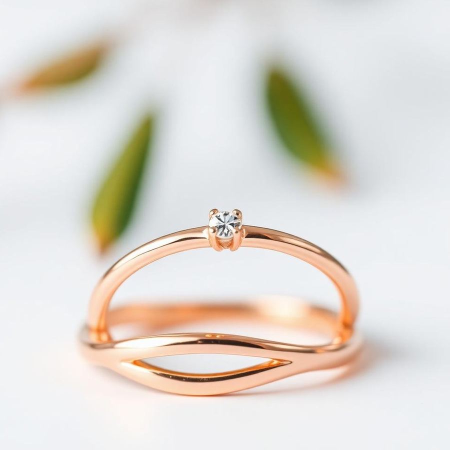 Rose Gold Ring — Side view