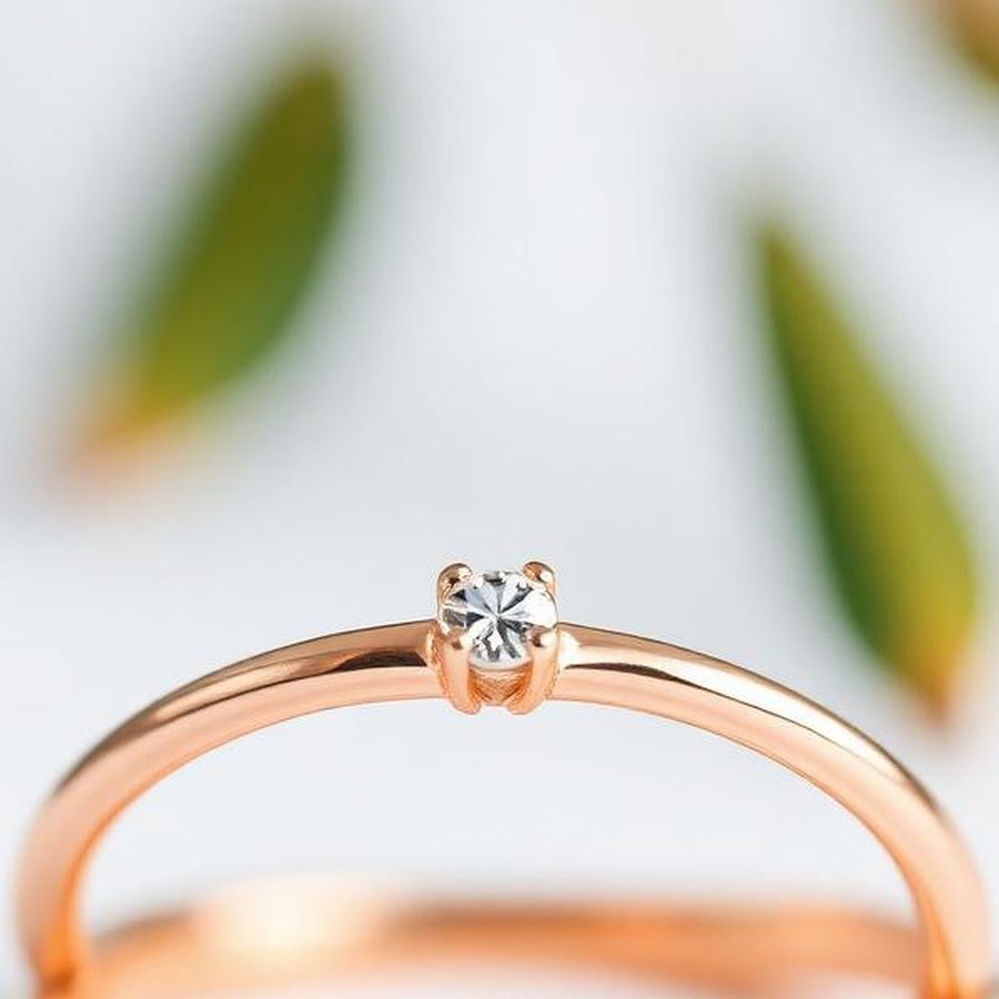Rose Gold Ring — Close-up detail