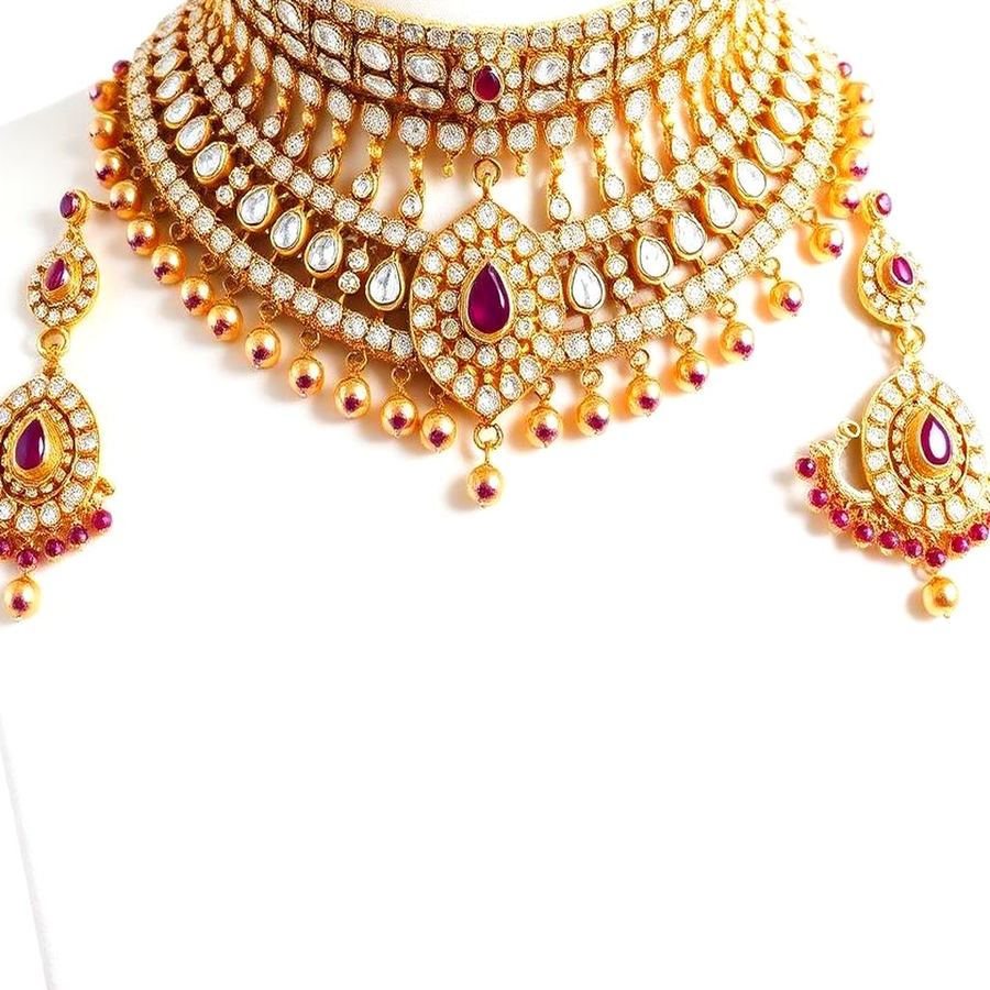 Kundan Choker Set — Lifestyle