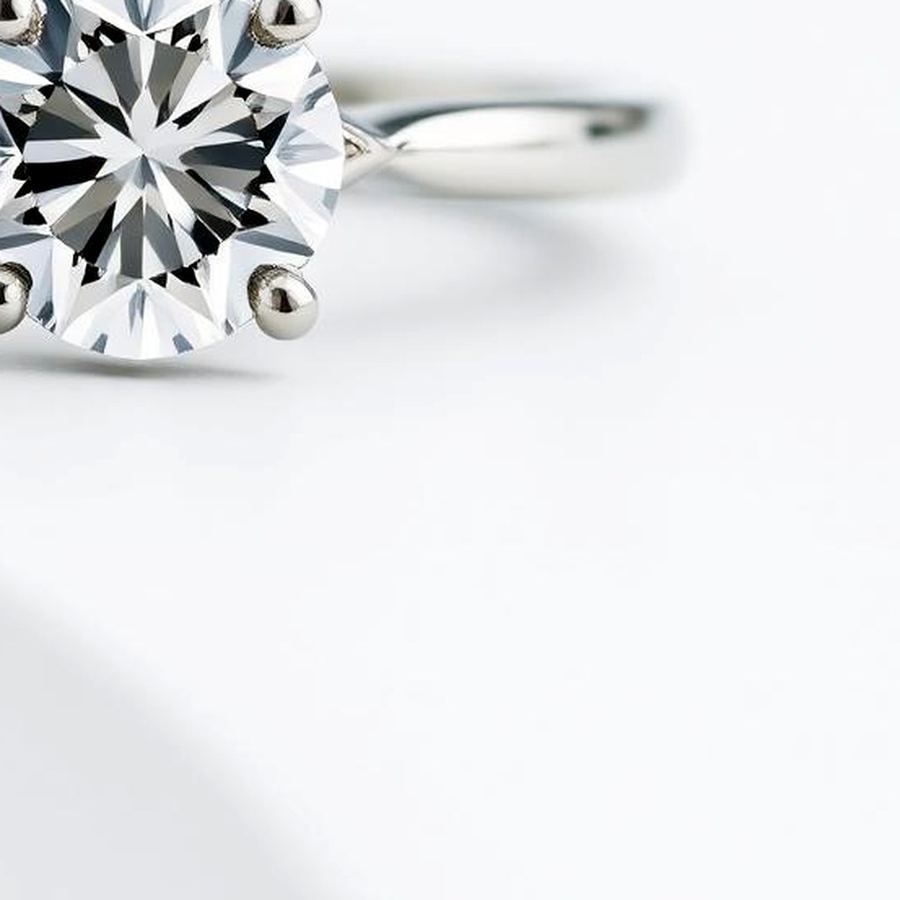 Solitaire Ring — Macro detail