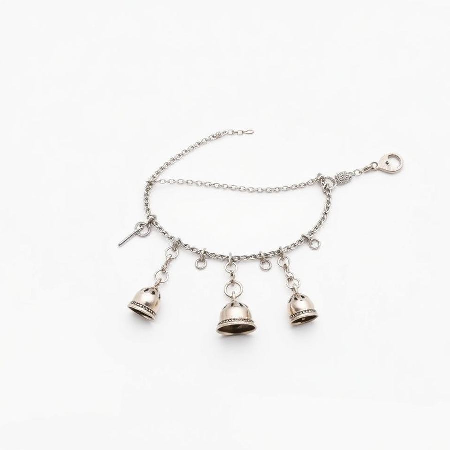 Silver Anklet — Side view