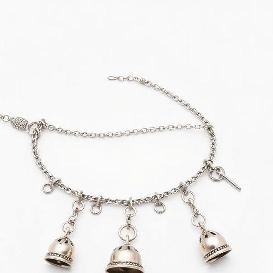 Silver Anklet — Close-up detail