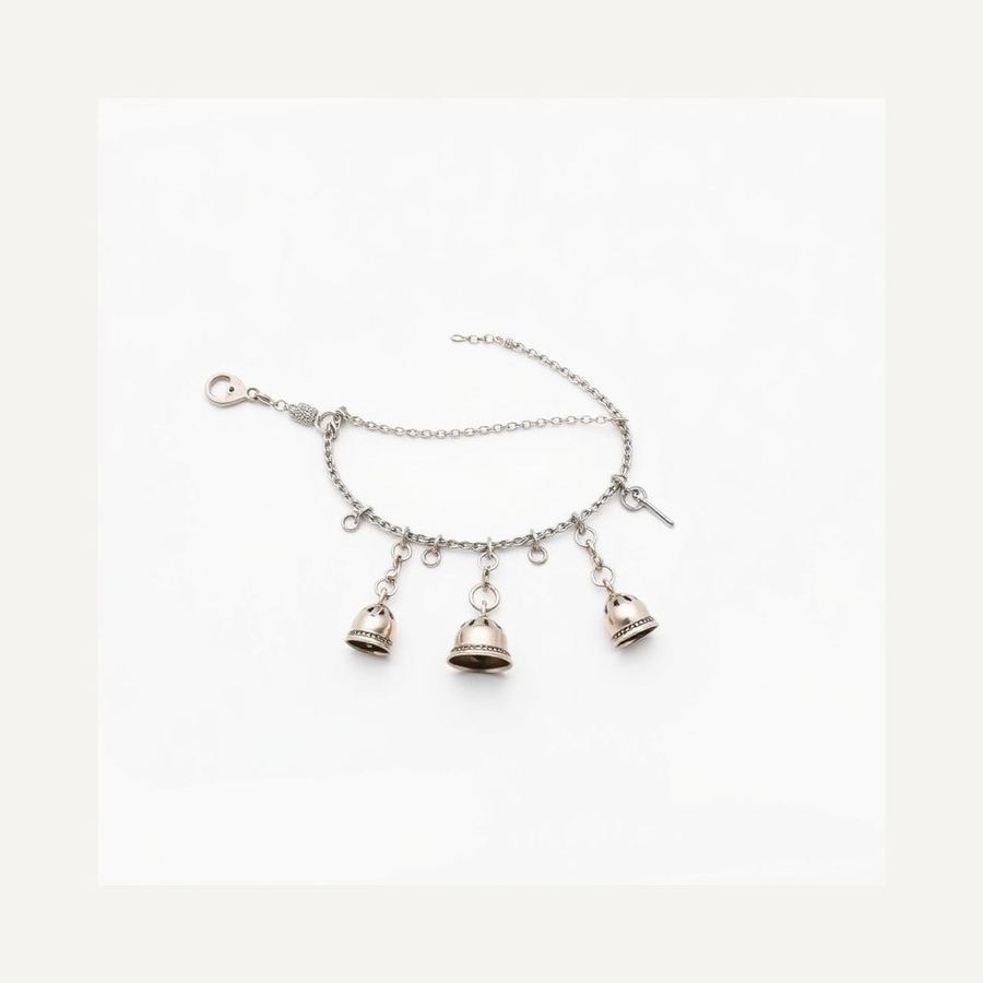 Silver Anklet — In packaging