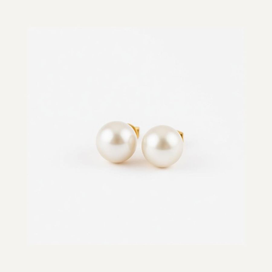 Pearl Studs — In packaging