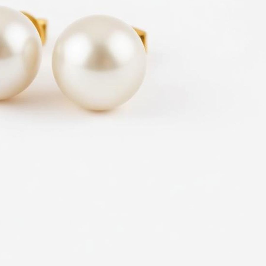 Pearl Studs — Macro detail