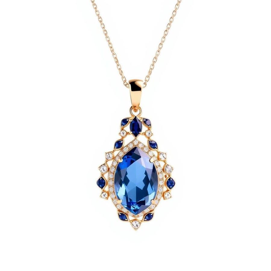 Statement Pendant — Side view