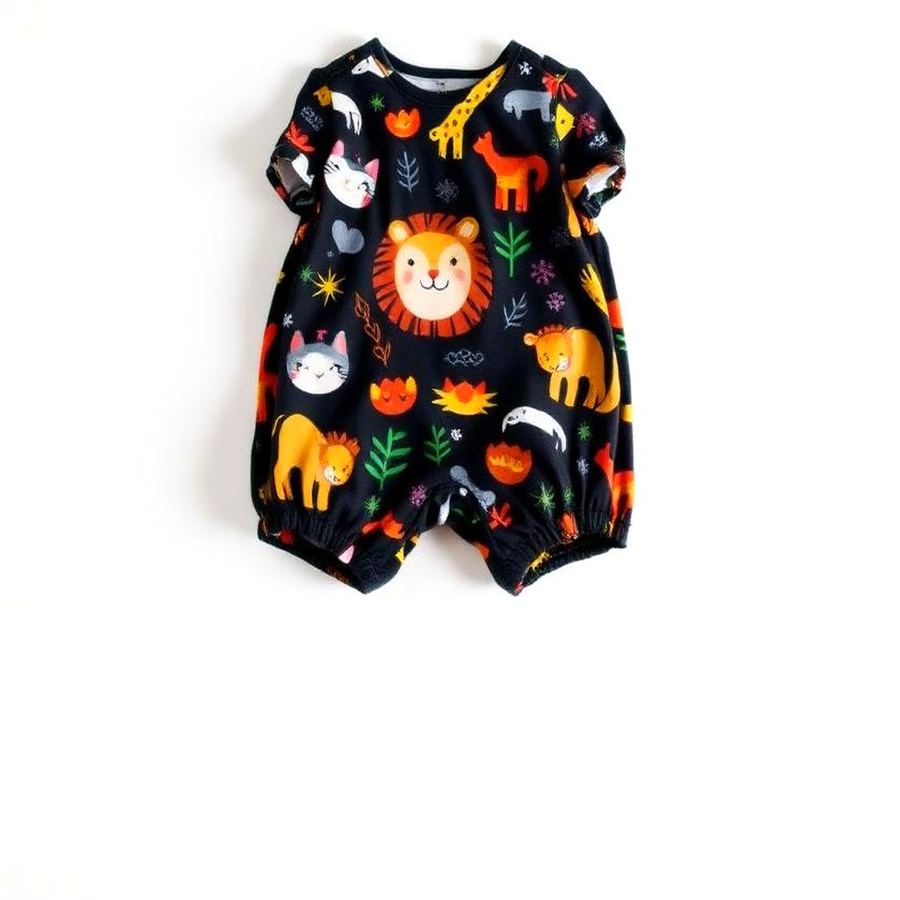 Printed Romper — Lifestyle