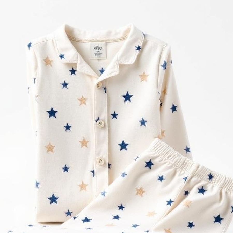 Cotton Pyjama Set — Close-up detail